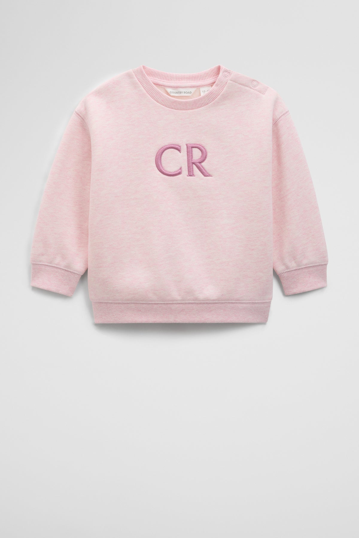 Oversized Australian Cotton Cr Logo Sweat