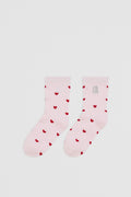 Country Road Heart Sock