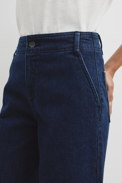 Refined High Rise Wide Leg Jean