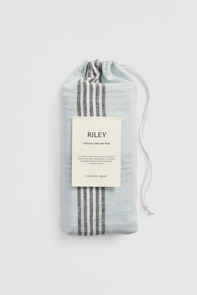 Riley King Pillow Case Pair