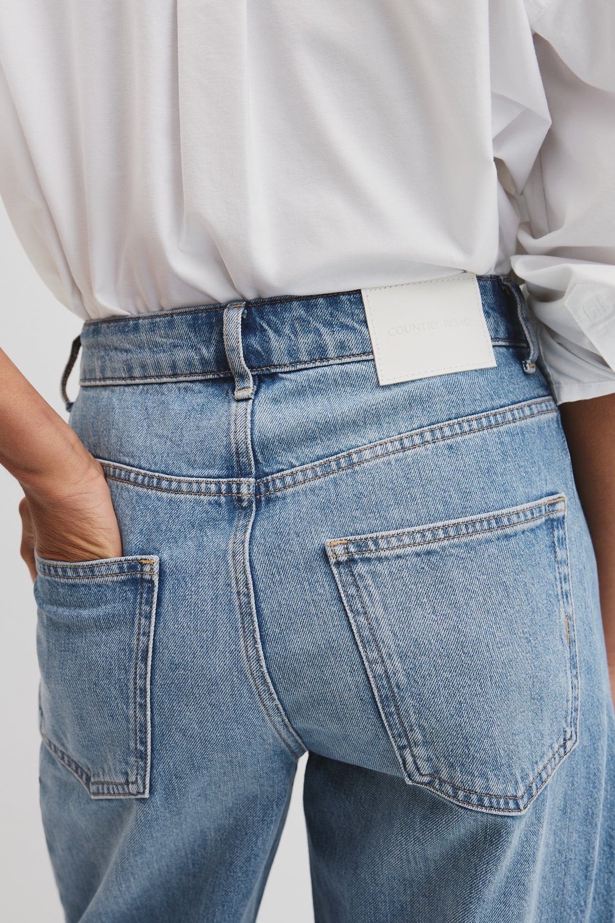 High Rise Barrel Jean
