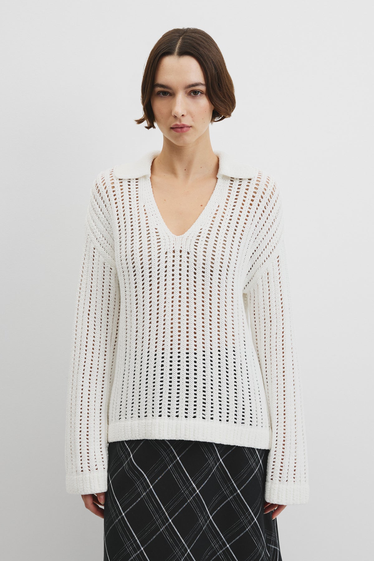 Australian Good Earth Cotton Long Sleeve Tape Knit