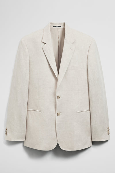 Regular Fit Linen Twill Jacket