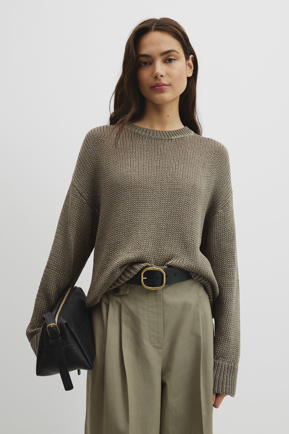 Organically Grown Cotton Tape Yarn Sweater