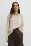 Organically Grown Cotton Tape Yarn Sweater