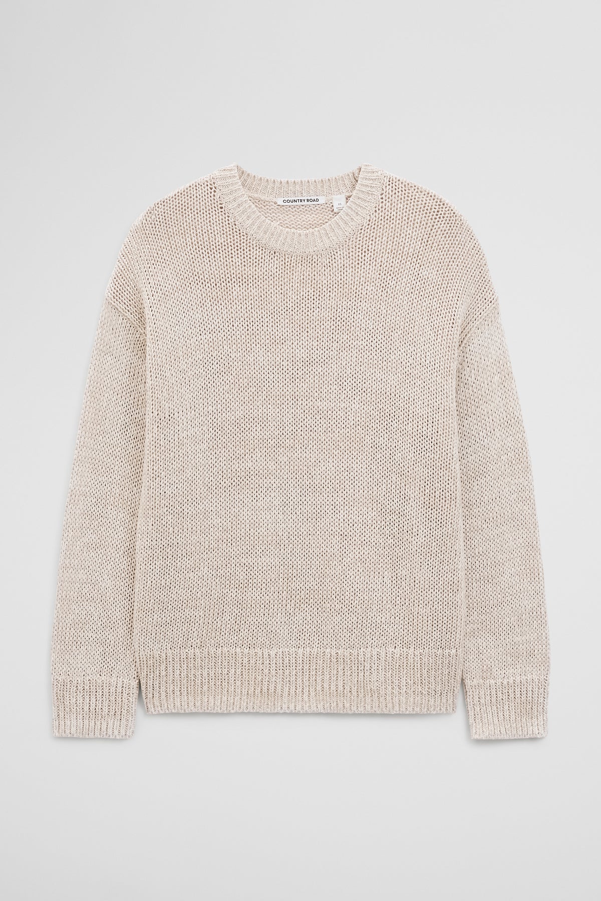 Organically Grown Cotton Tape Yarn Sweater