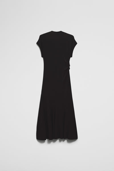 Drape Neck Dress