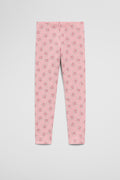 Organically Grown Cotton Blend Printed Legging