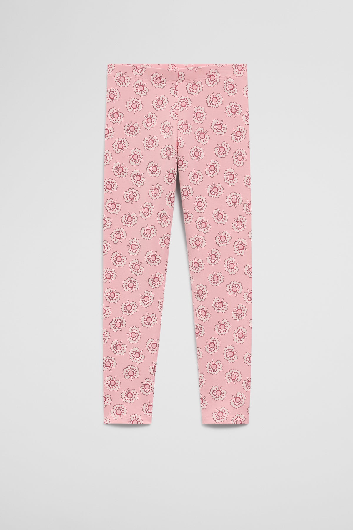 Organically Grown Cotton Blend Printed Legging
