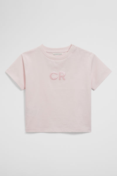 Australian Cotton Short Sleeve Sequin Logo T-Shirt