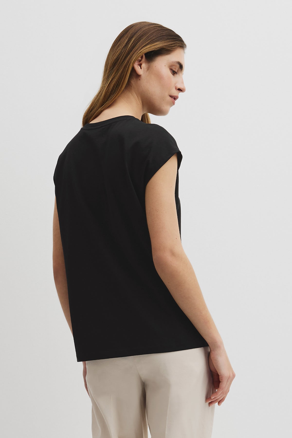 Australian Cotton Relaxed Crew Tank