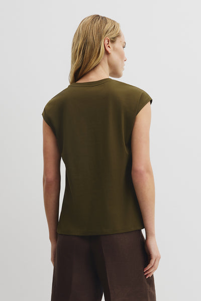 Australian Cotton Relaxed Crew Tank