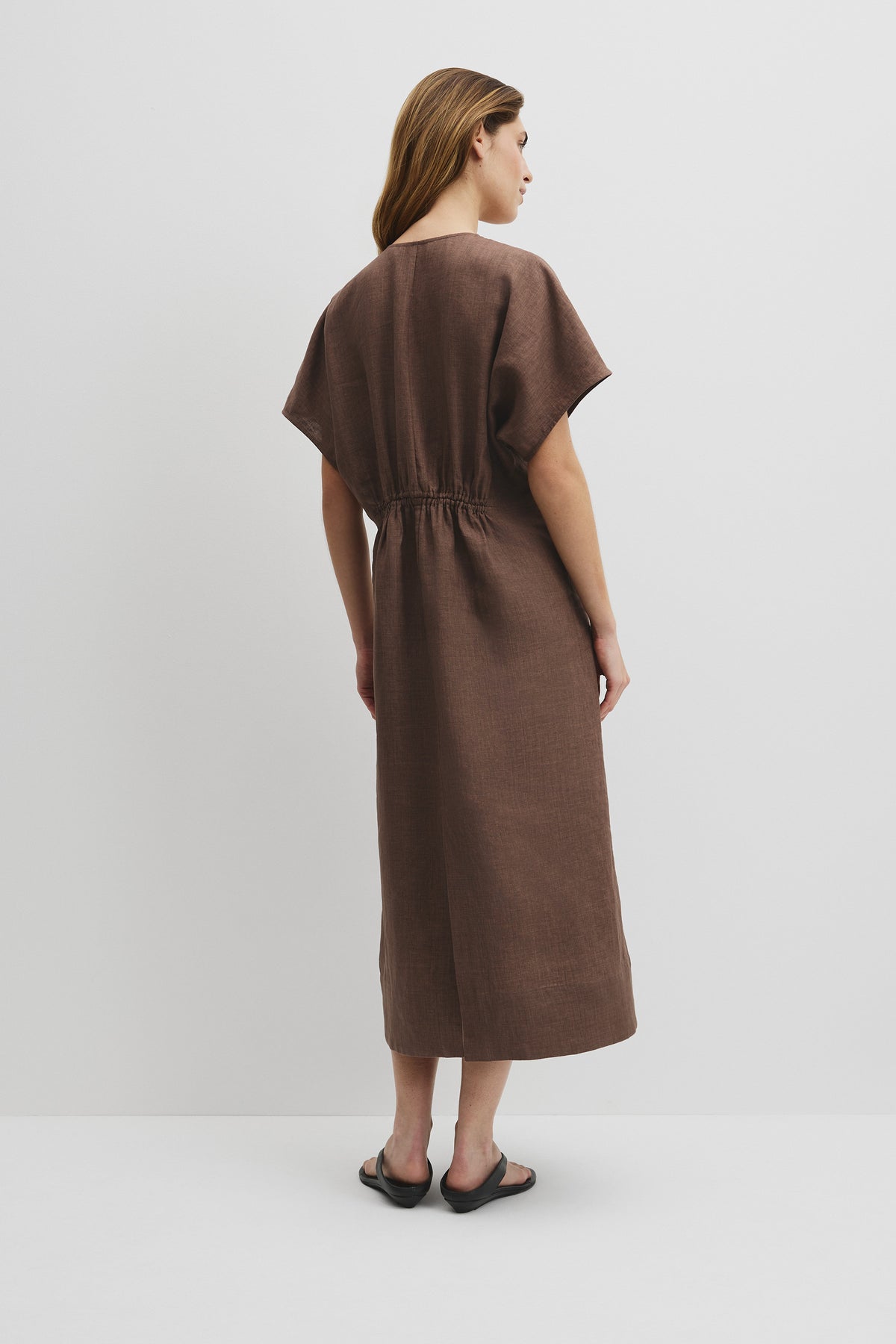 Linen Midi Dress
