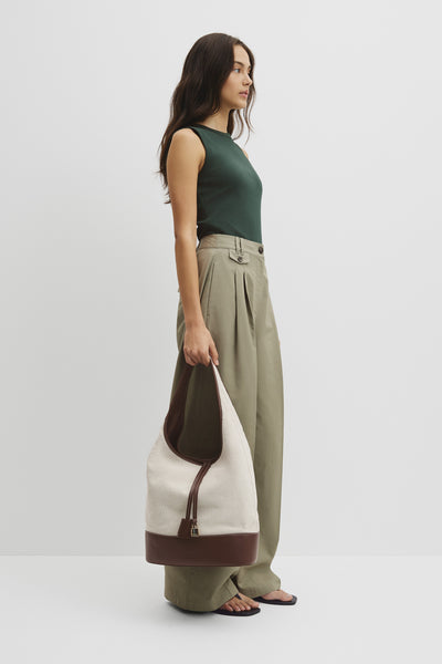 Cr Lock Hobo Bag