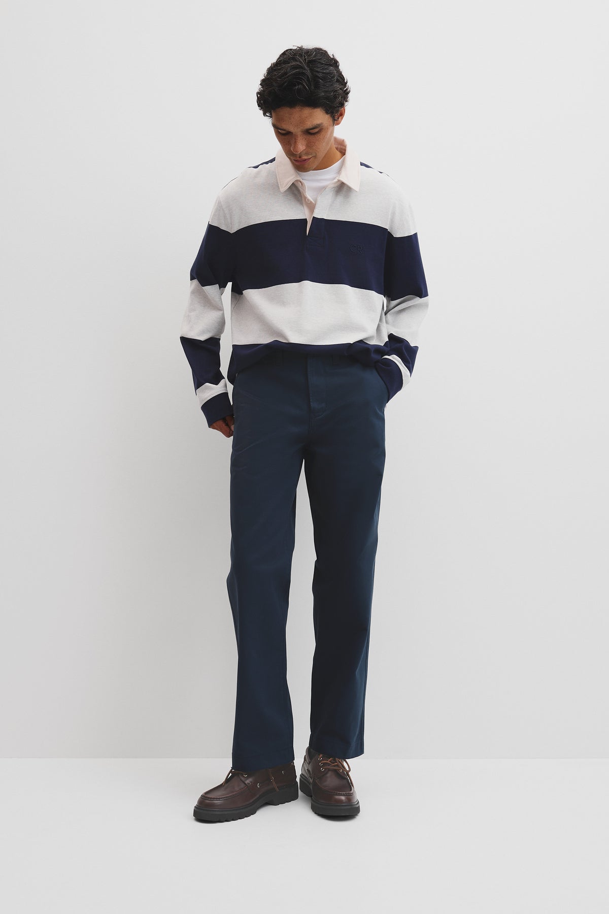 Relaxed Fit Cotton Twill Chino