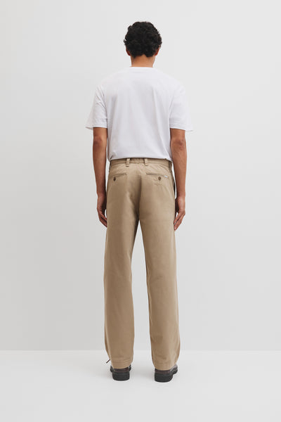 Relaxed Fit Cotton Twill Chino