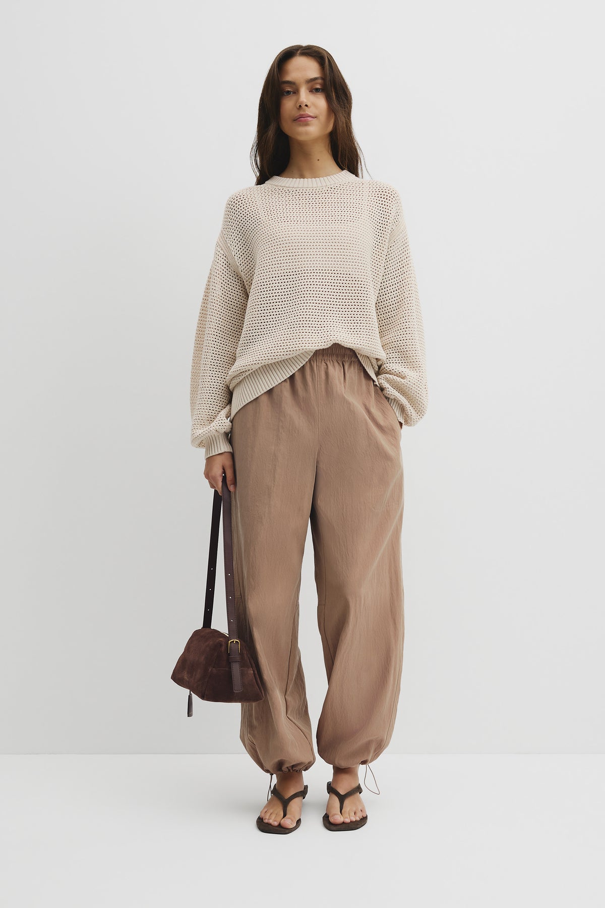 Longsleeve Relaxed Crochet Knit
