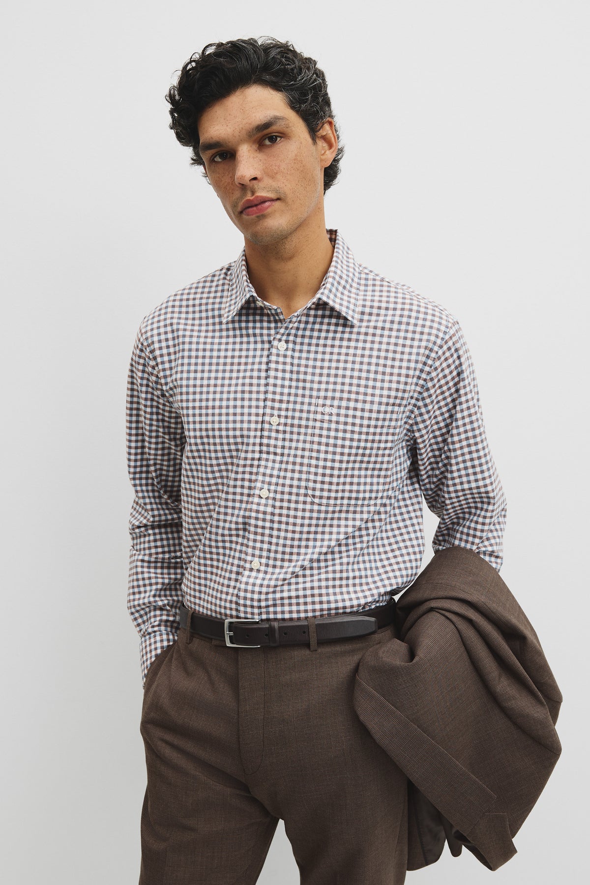 Regular Fit Cotton Gingham Shirt