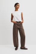 High Rise Barrel Jean