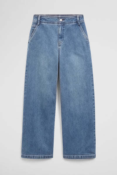 Refined High Rise Wide Leg Jean