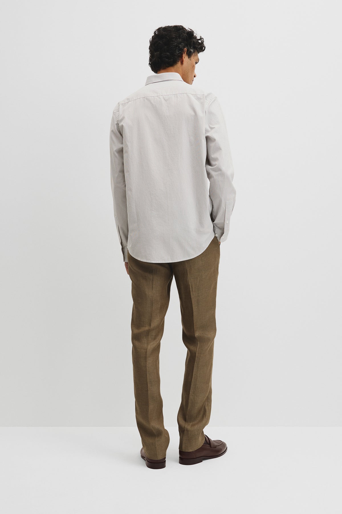 Regular Fit Cotton Stripe Shirt