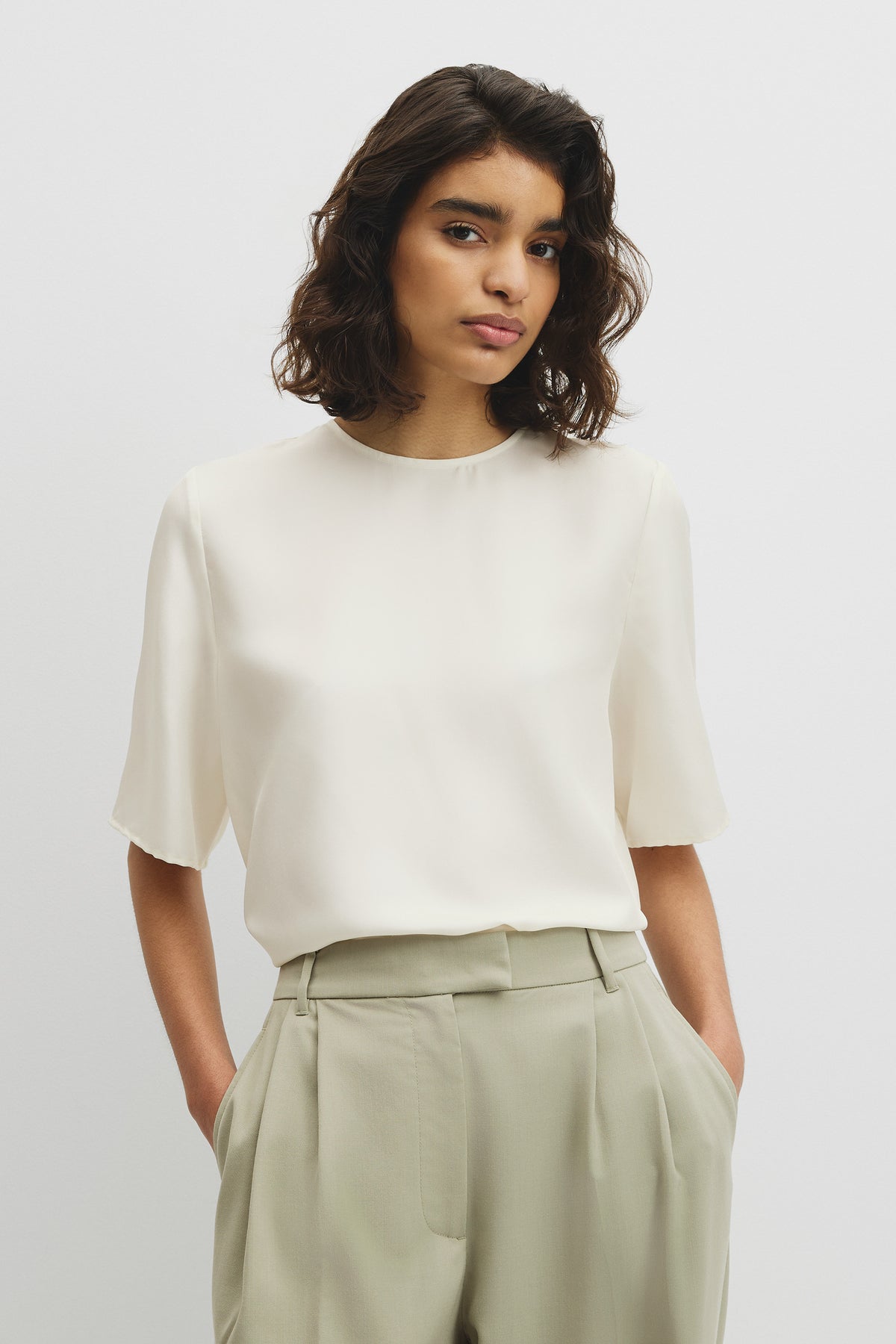 Washable Silk T-Shirt