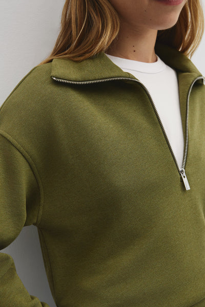 Australian Cotton Funnel Neck Sweat
