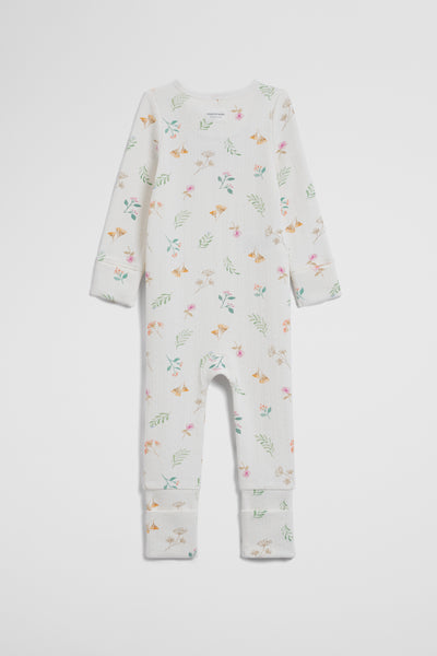 Organically Grown Cotton Blend Pointelle Jumpsuit