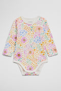 Jersey Print Long Sleeve Bodysuit