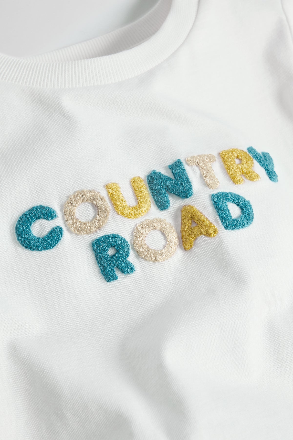 Australian Cotton Short Sleeve Boucle Tee