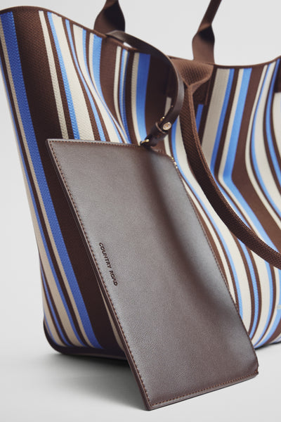 Stripe Knit Shopper