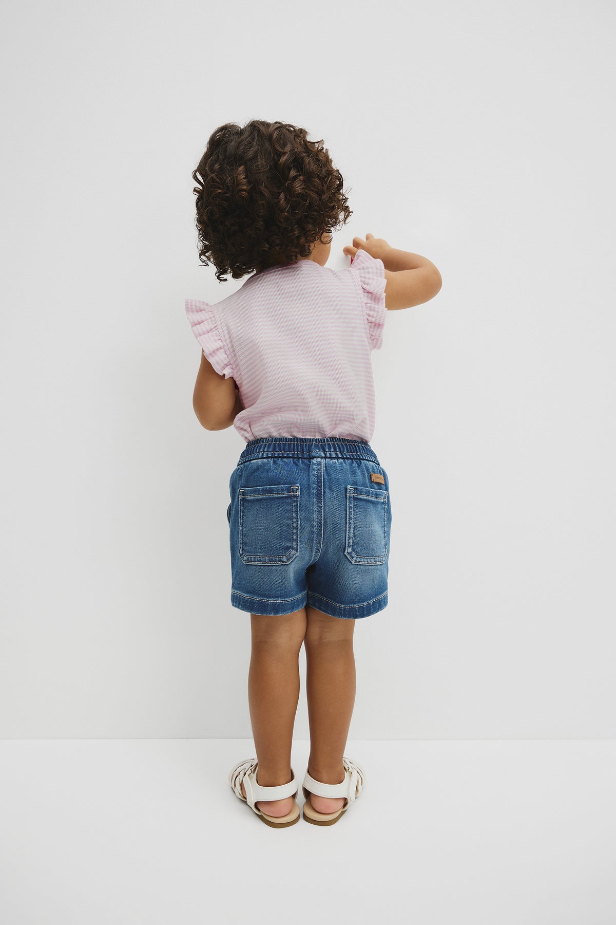 Pull On Denim Short