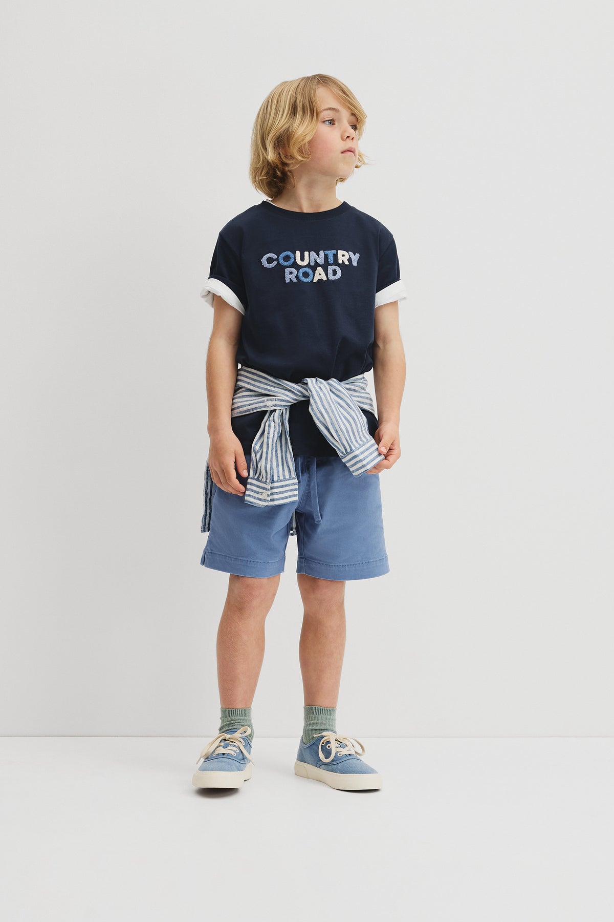 Australian Cotton Short Sleeve Boucle T-Shirt