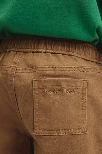 Australian Cotton Pull On Twill Short