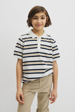 Teen Australian Cotton Stripe Polo