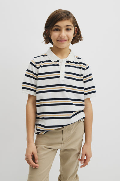 Teen Australian Cotton Stripe Polo