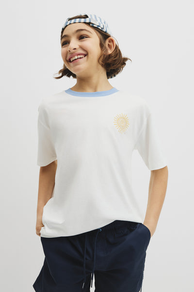 Teen Australian Cotton Sun Logo T-Shirt
