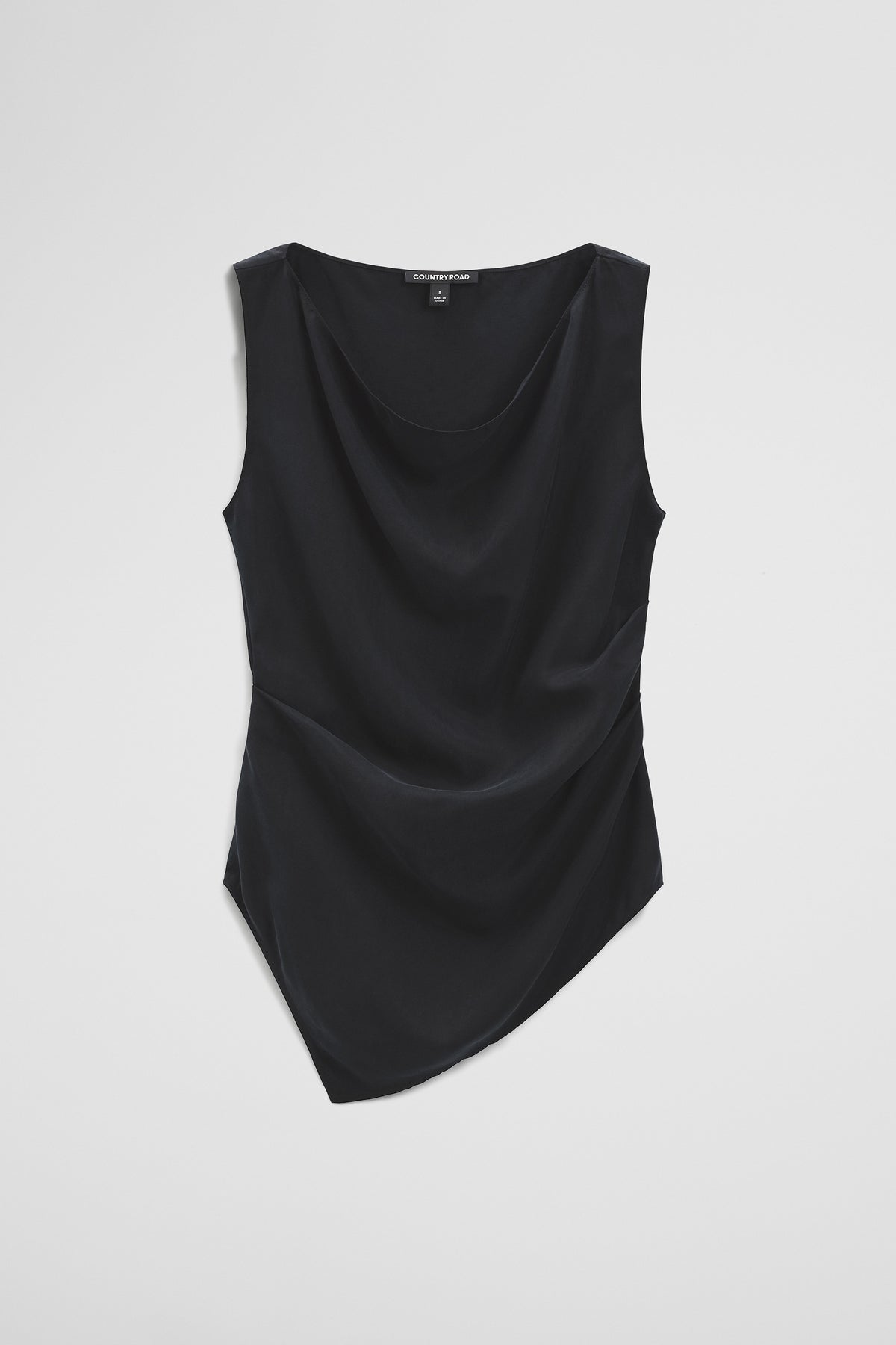 Asymmetrical Hem Blouse