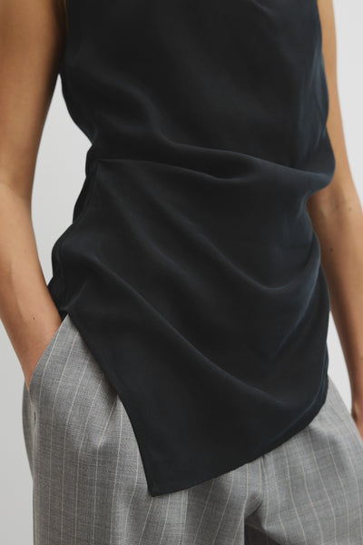 Asymmetrical Hem Blouse