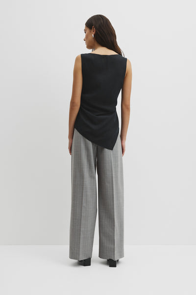 Asymmetrical Hem Blouse