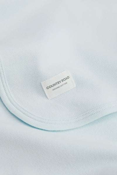 Organically Grown Cotton Rib Swaddle
