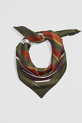 Silk Multi Stripe Scarf