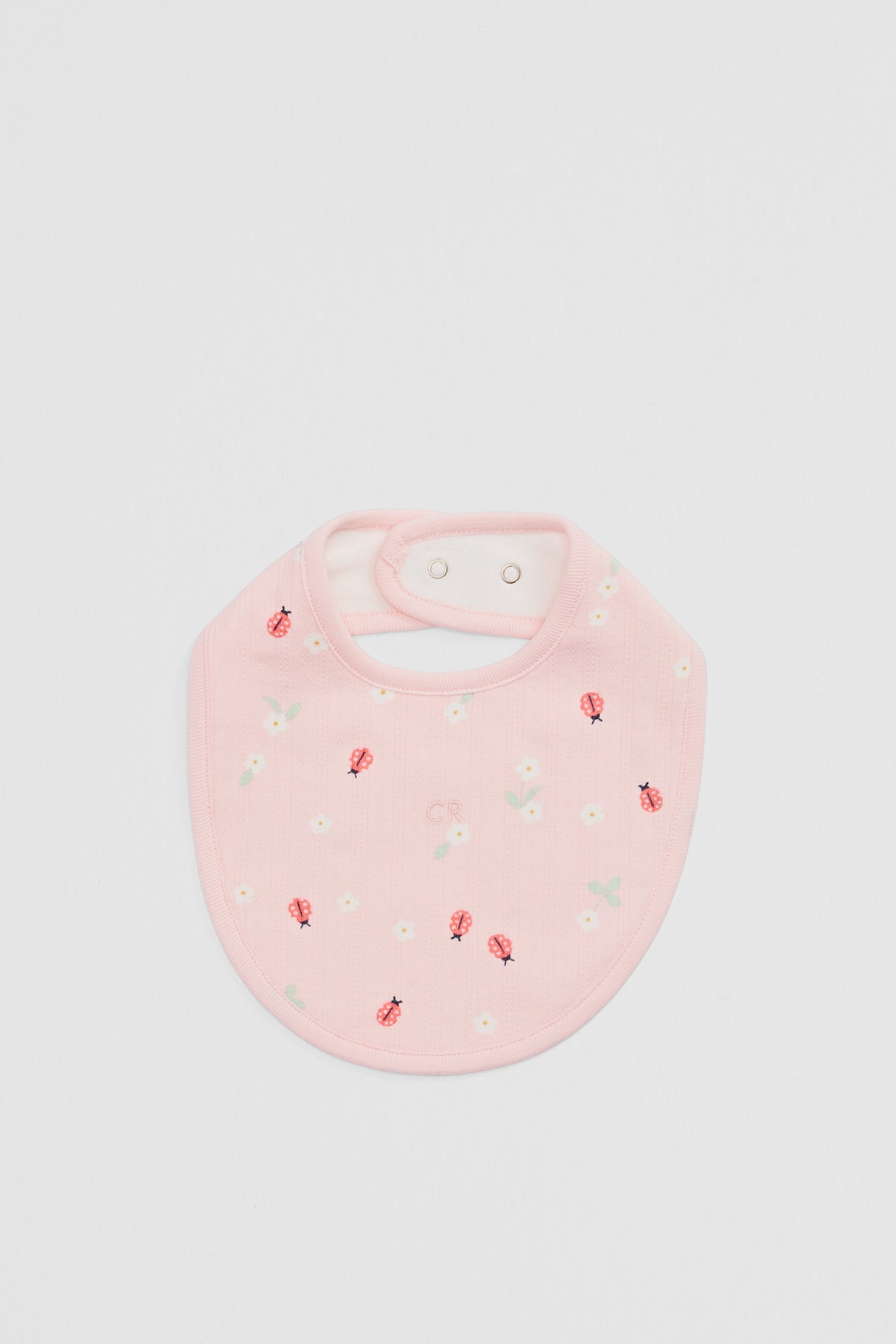 Organically Grown Cotton Blend Pointelle Bib