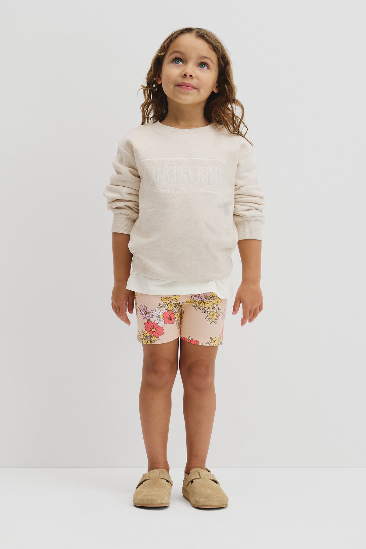 Organically Grown Cotton Blend Printed Bike Short