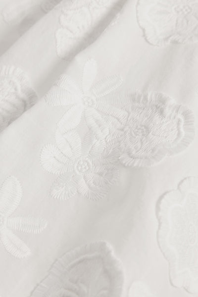 Sleeveless Broderie Romper Dress
