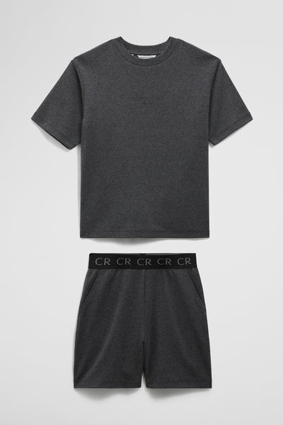 Teen Organically Grown Cotton Blend Short Sleeve Relaxed Pyjama Set
