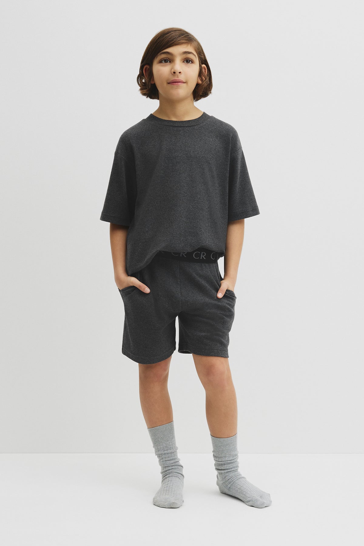 Teen Organically Grown Cotton Blend Short Sleeve Relaxed Pyjama Set