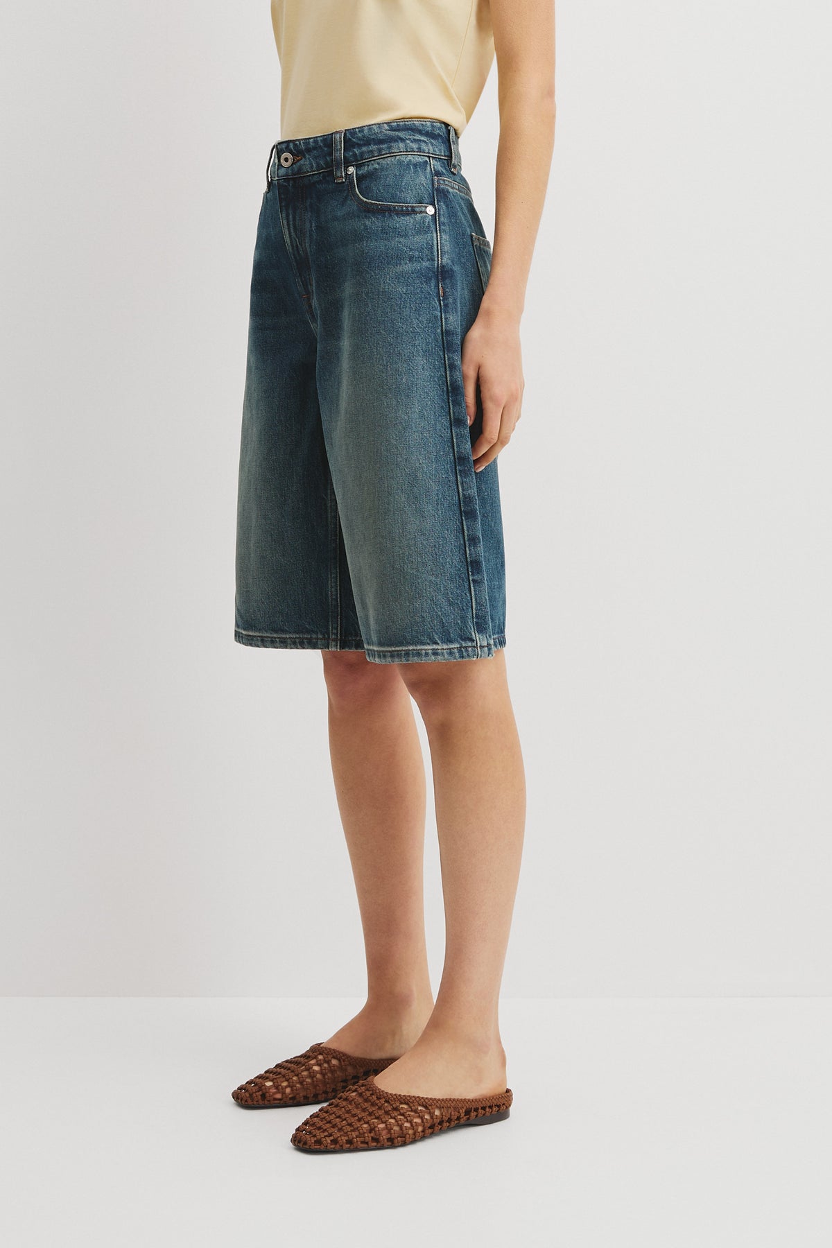 Denim Bermuda Short