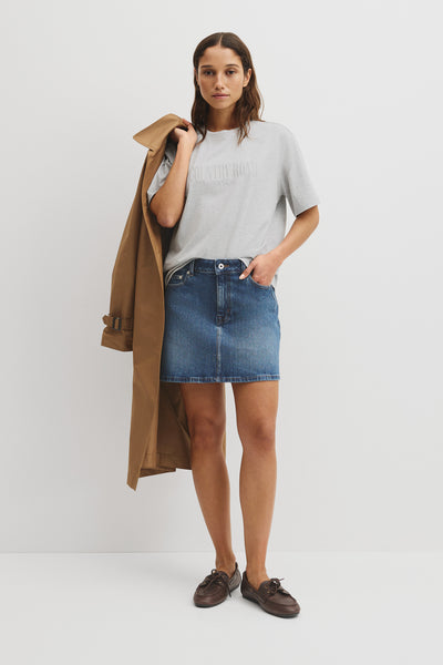 Denim Mini Skirt