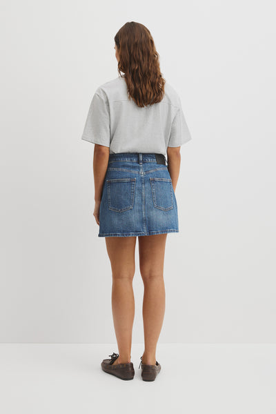 Denim Mini Skirt